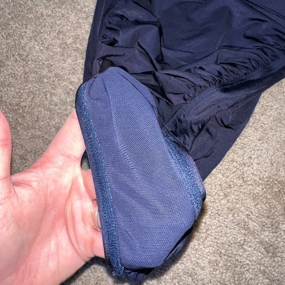 Bondeye Swim Navy Blue Eco Essentials Twist Front Multifit One Piece Size 6 - Picture 5 of 8